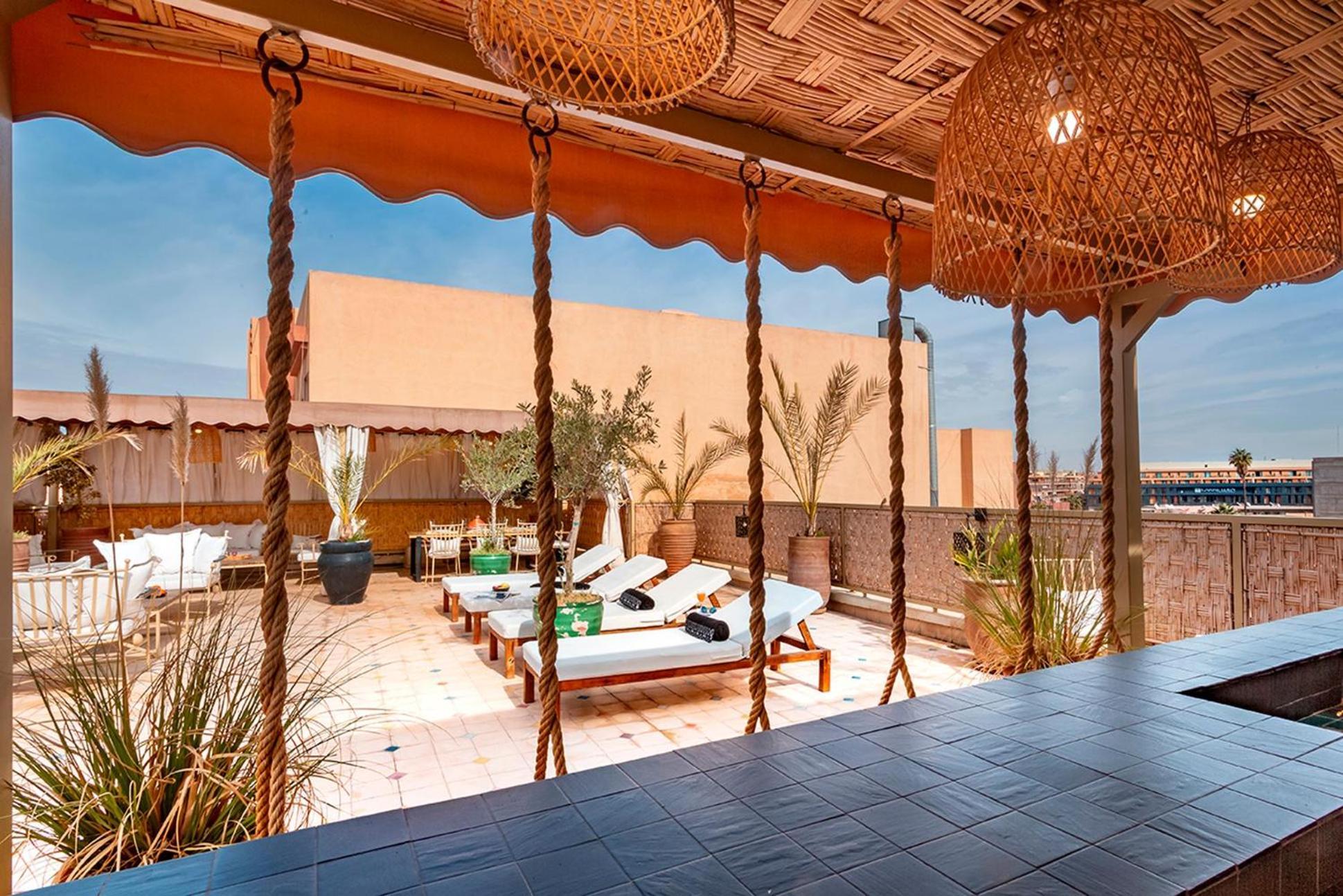 Ferienwohnung Les Tanneurs Penthouse Marrakech Marrakesch Exterior foto
