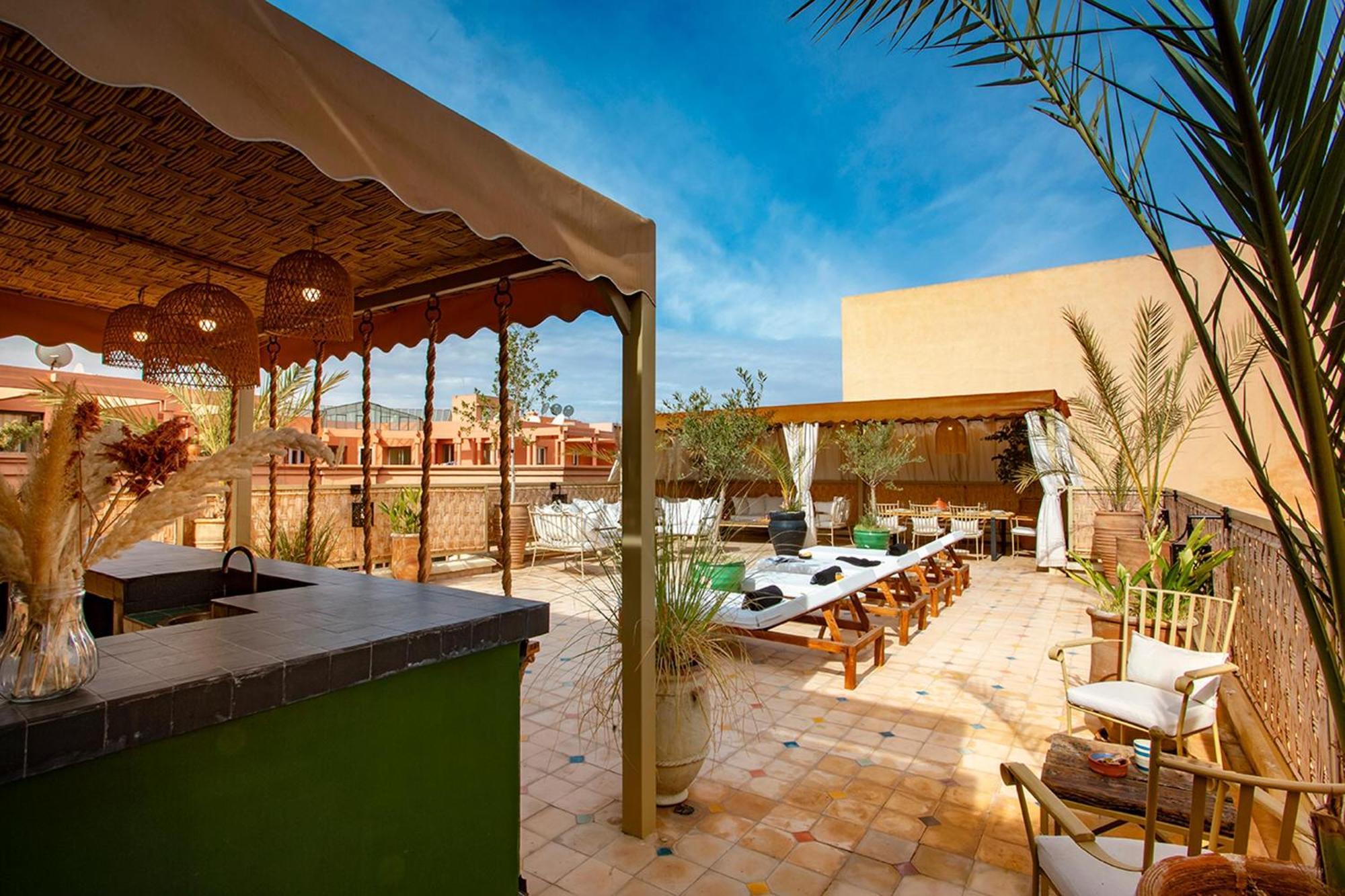 Ferienwohnung Les Tanneurs Penthouse Marrakech Marrakesch Exterior foto