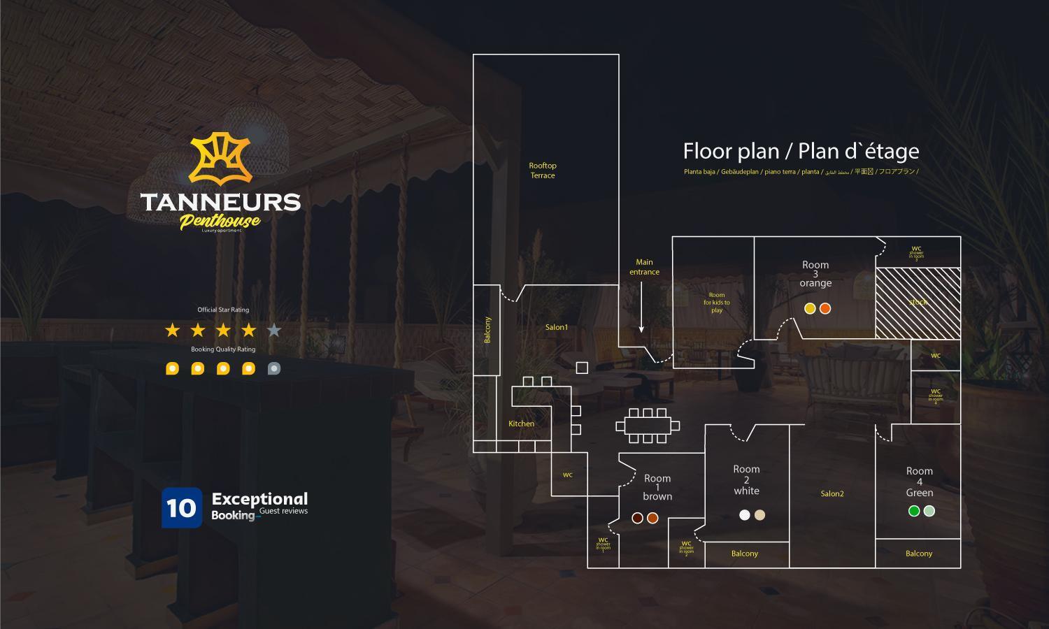 Ferienwohnung Les Tanneurs Penthouse Marrakech Marrakesch Exterior foto