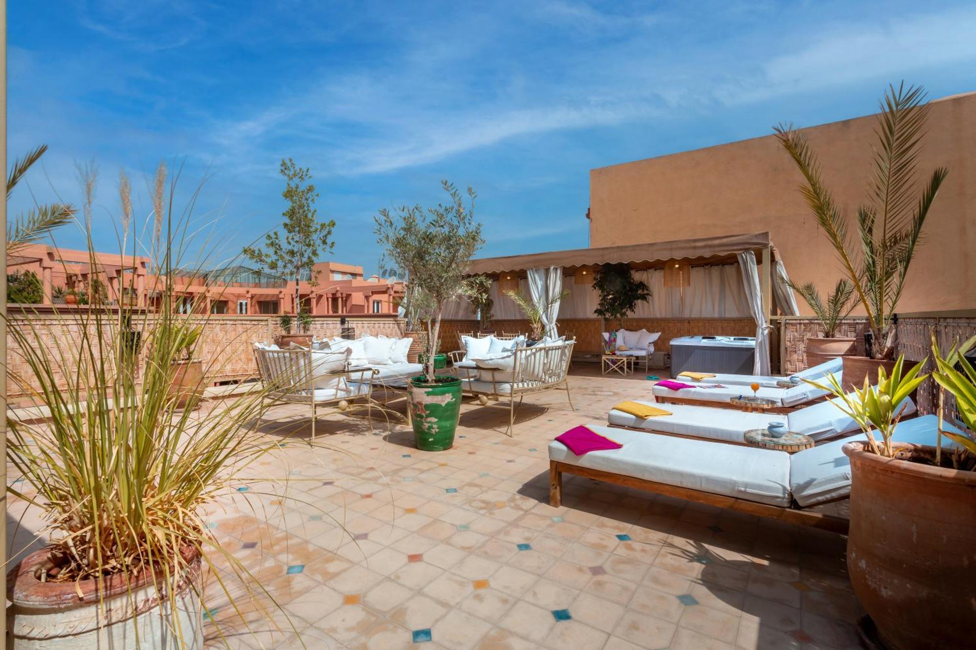 Ferienwohnung Les Tanneurs Penthouse Marrakech Marrakesch Exterior foto