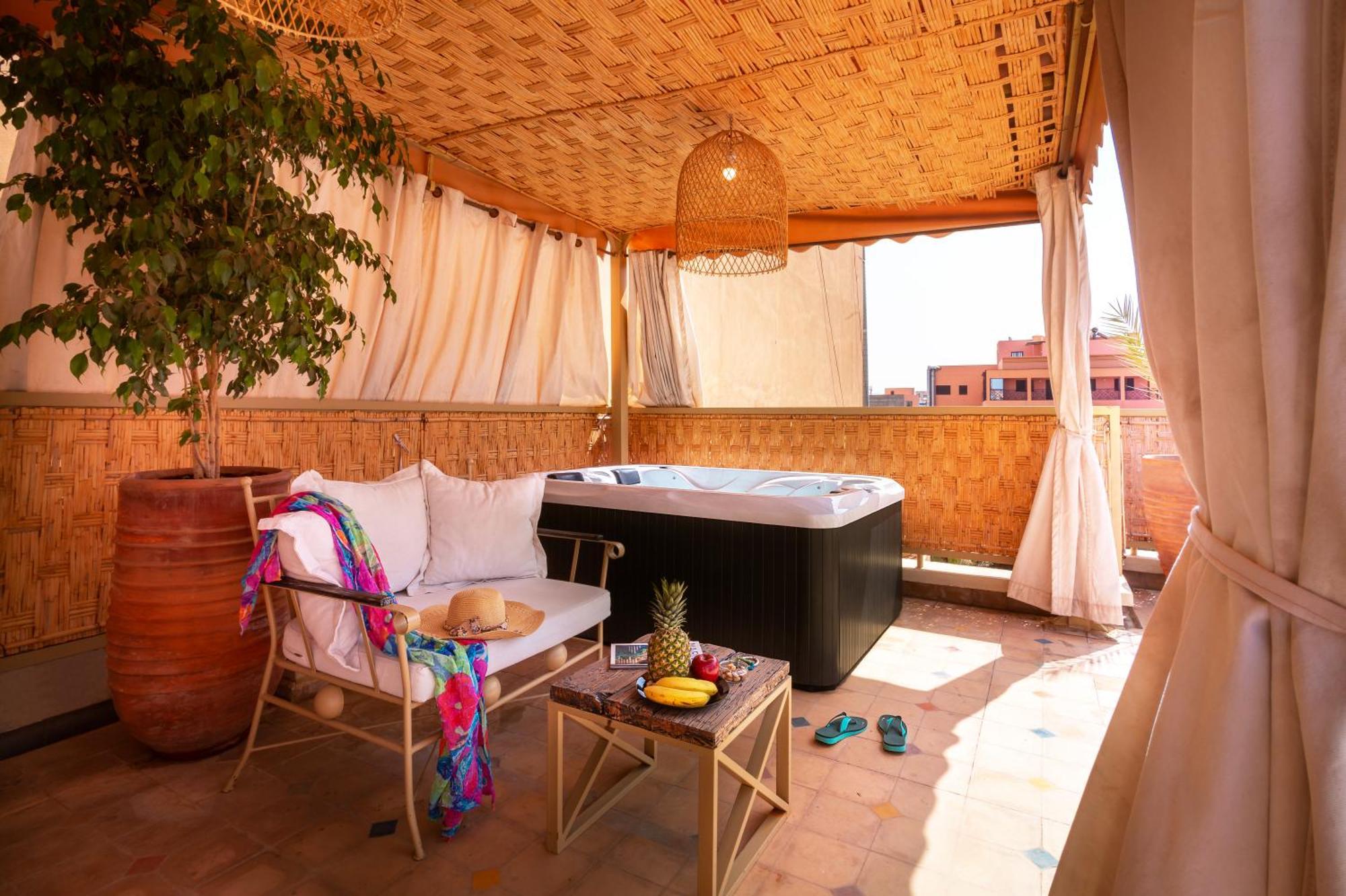 Ferienwohnung Les Tanneurs Penthouse Marrakech Marrakesch Exterior foto